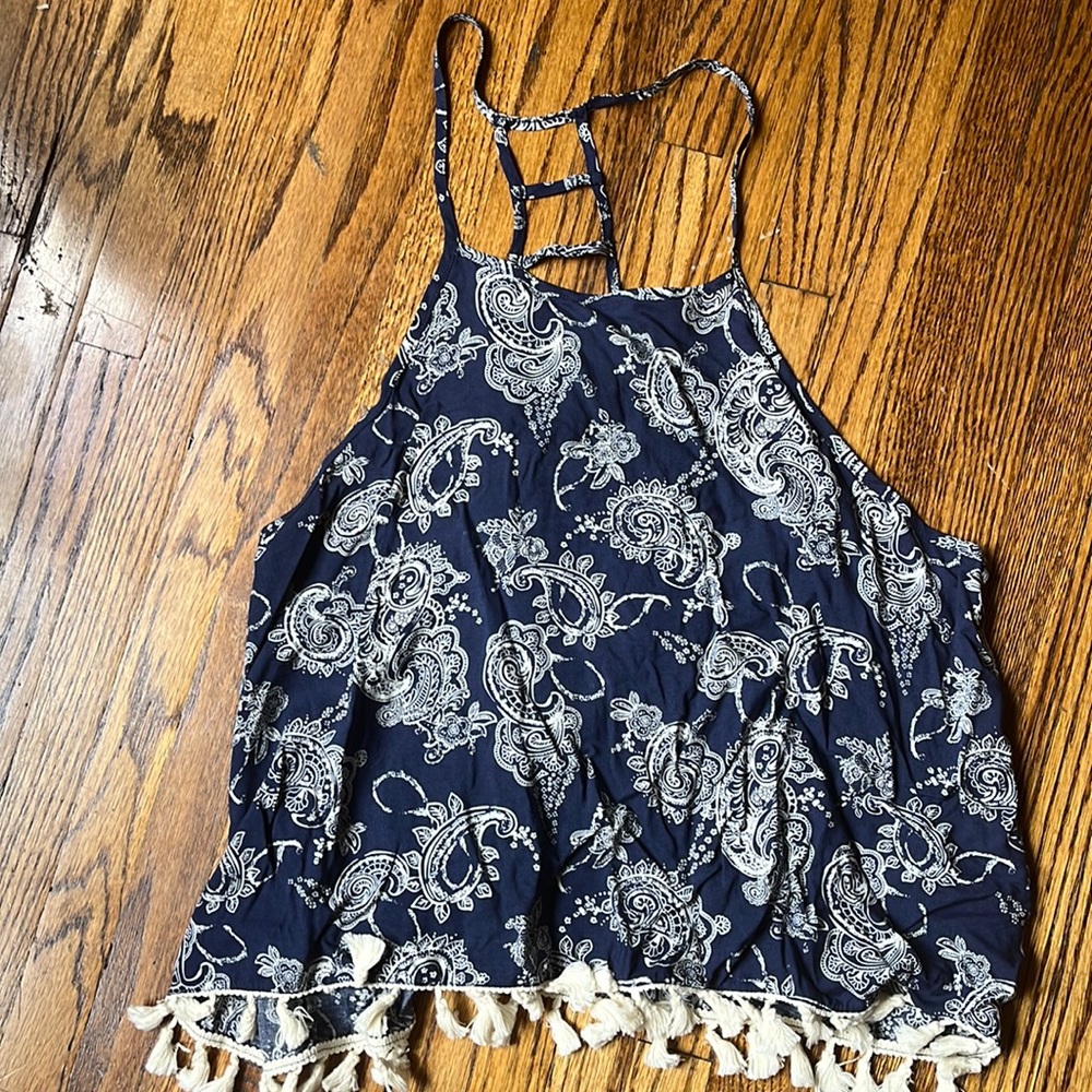 Forever 21 Patterned Flowy Tank - image 1